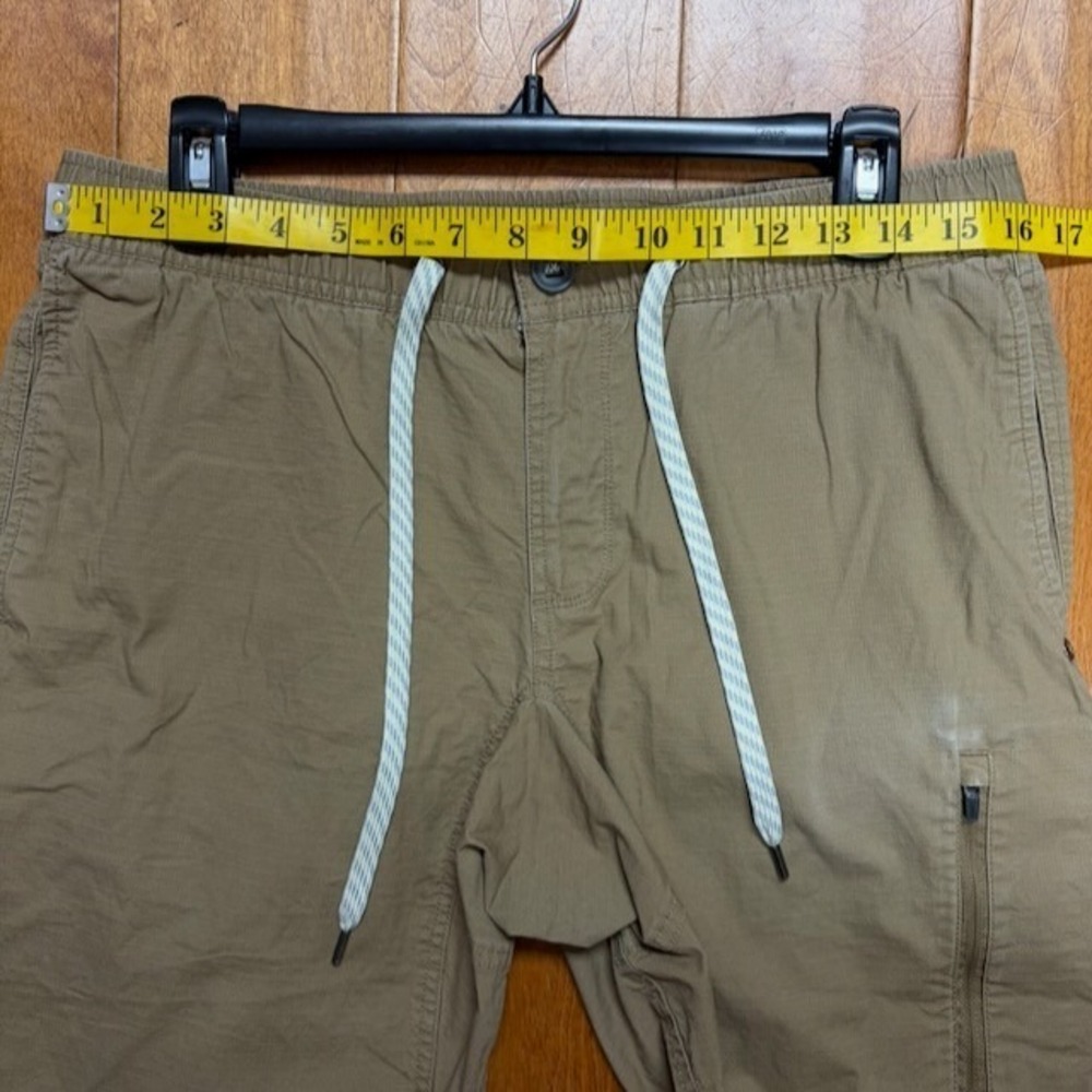 Vuori Mens Ripstop Pants Size *L‎ Tan Climber Hiking Active Outdoors Utility - Picture 8 of 10